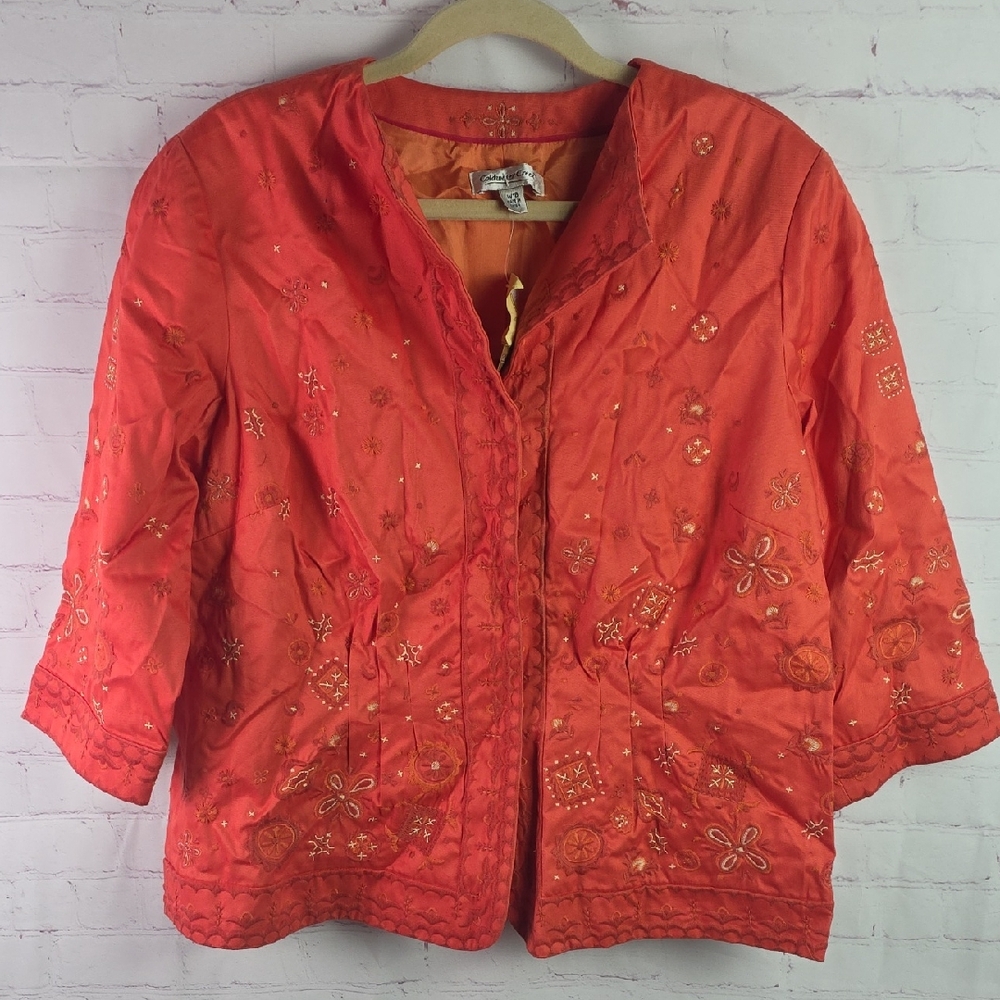 Coldwater Creek Vibrant Orange Garment